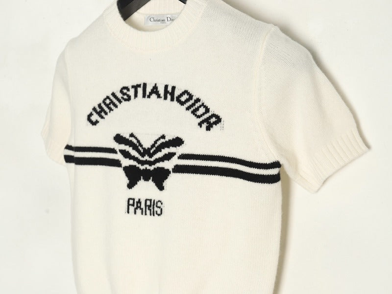 Dior Logo T-Shirt in White product-only reverse view