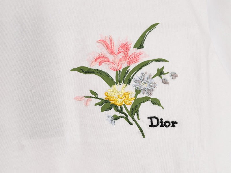 Dior Embroidered T-Shirt product-only reverse view