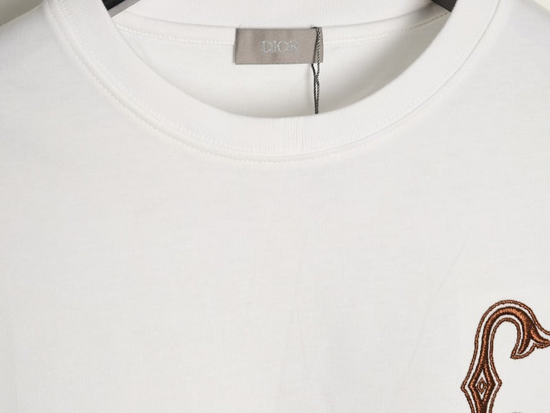 Dior Embroidered T-Shirt product-only reverse view