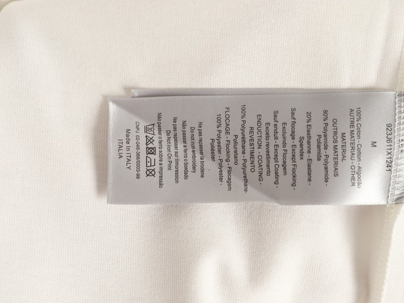 Dior Logo T-Shirt in Black product-only reverse view