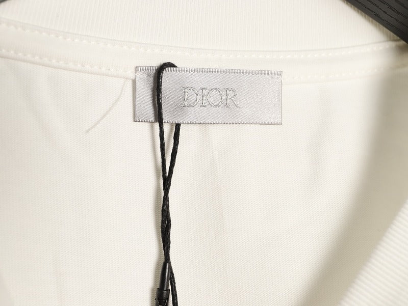 Dior Embroidered T-Shirt in Black product-only reverse view