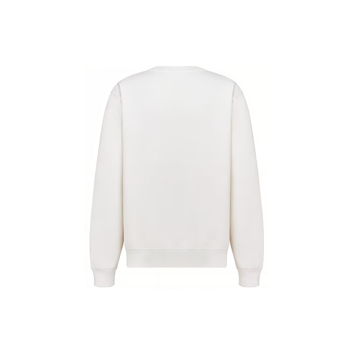 Dior FW22 Logo Crew-Neck Sweatshirt White back view