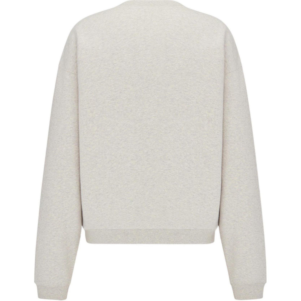 Dior Logo Letter Logo Embroidered Print Sweatshirt Gray back view