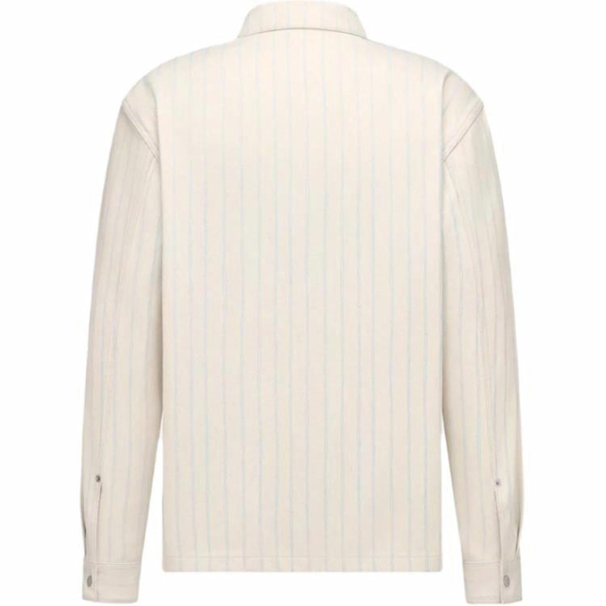 Dior SS25 Hylton Nel Collaboration Logo Letter Logo Print Striped Jacket Beige back view