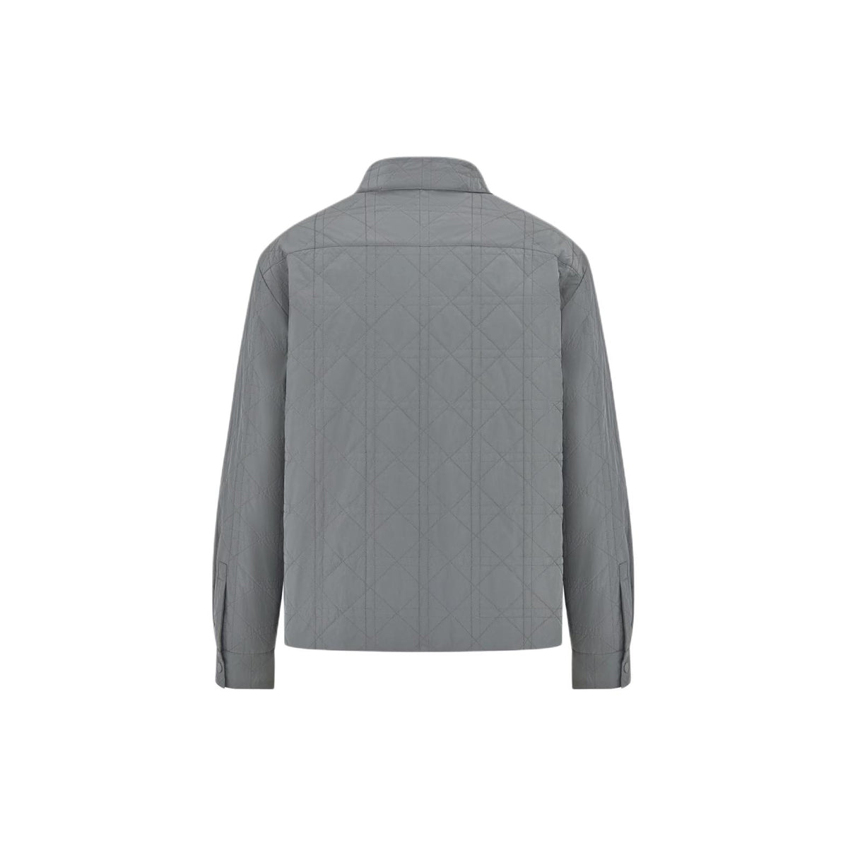 Dior SS24 Button-Front Jacket Gray back view