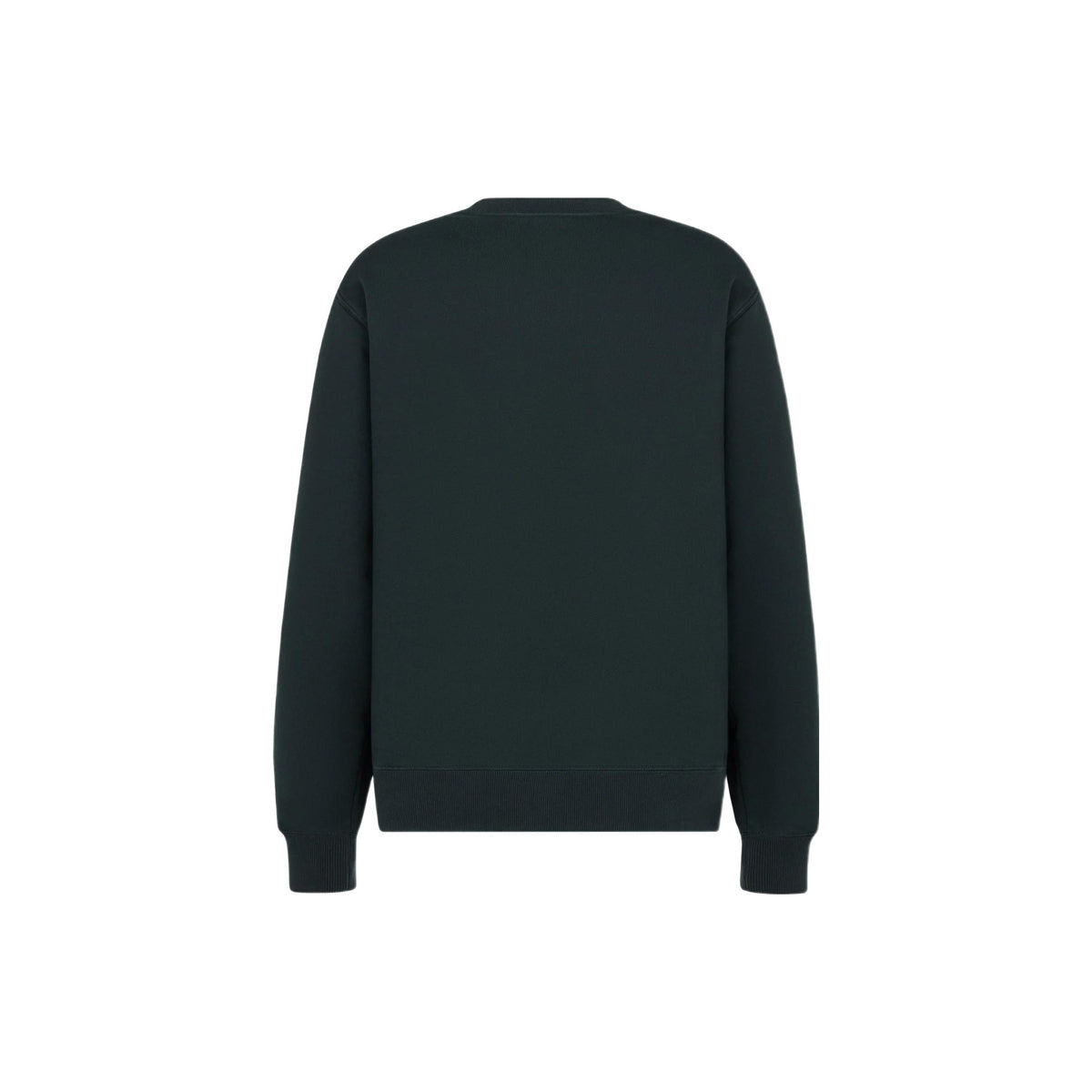 Dior FW22 Logo Crew-Neck Sweatshirt Dark Green back view