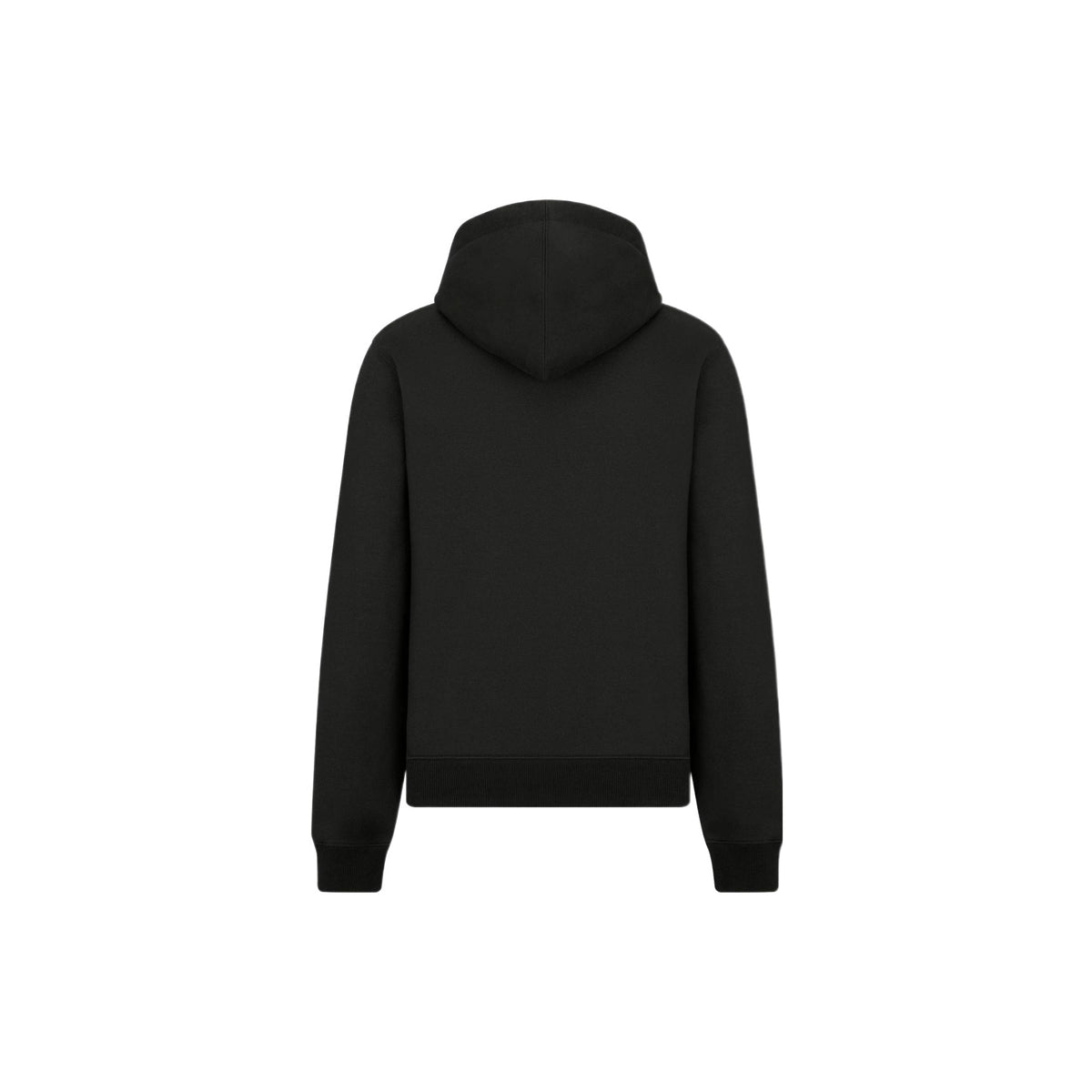 Dior SS22 Embroidered Hooded Hoodie Black back view