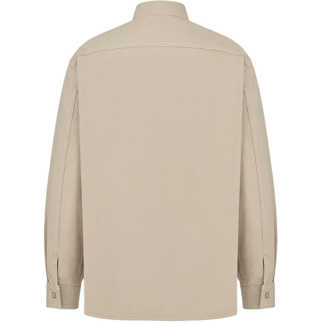 Dior FW25 Lewis Hamilton Collaboration Button-Front Long-Sleeve Shirt back view