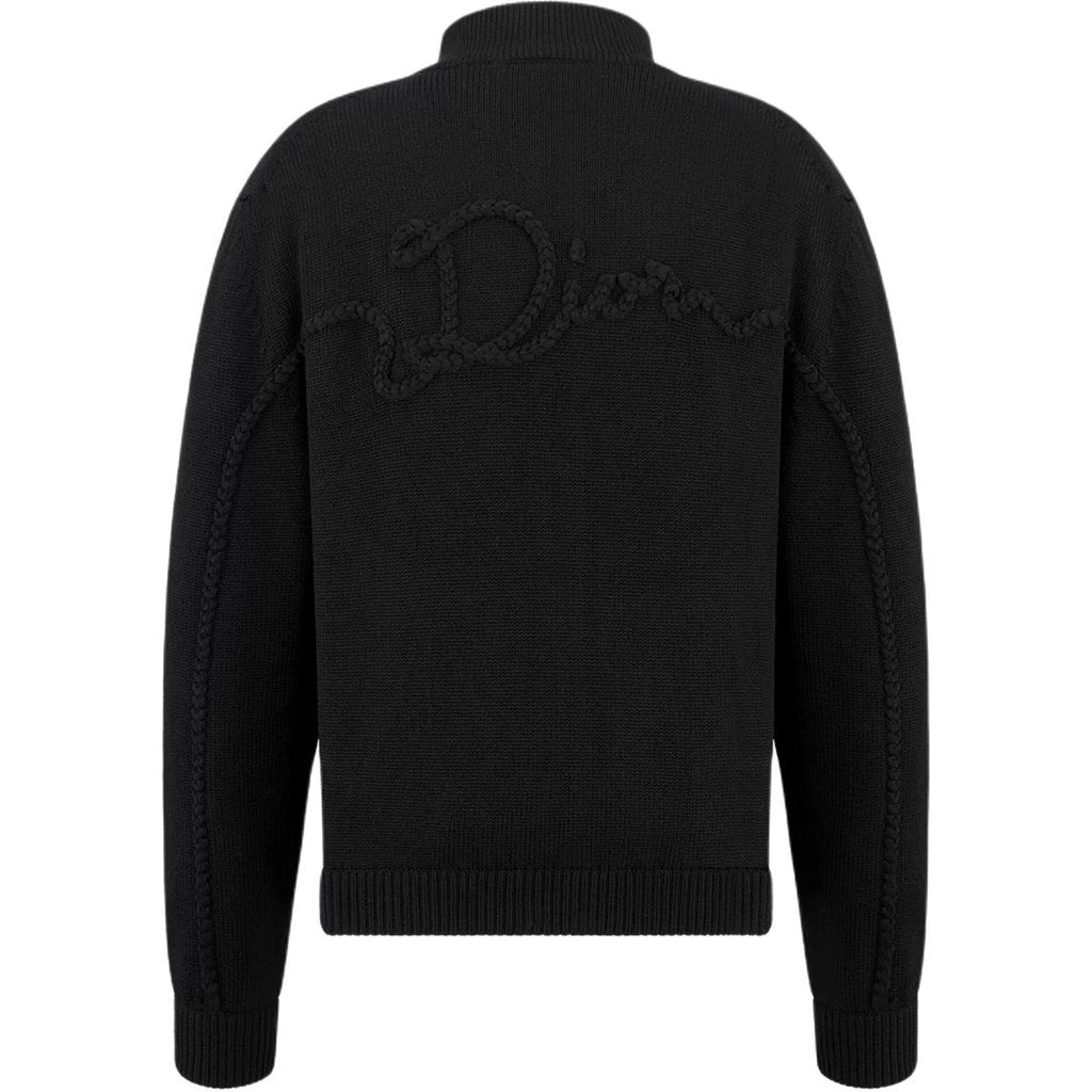 Dior SS26 Zip Knit Sweater back view