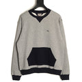Dior Contrast Pocket Embroidered Sweatshirt white background front view
