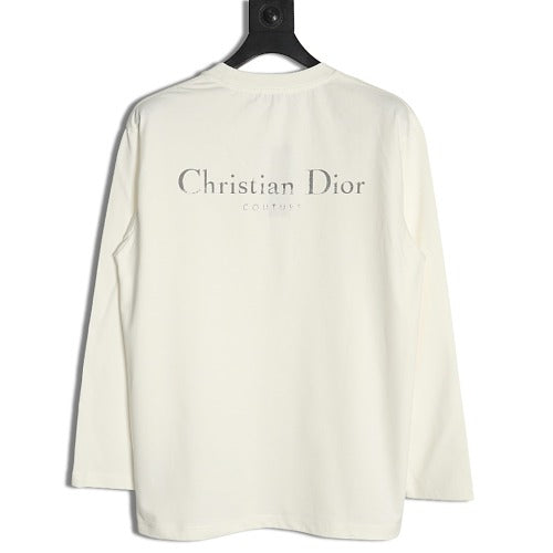 Dior Christian Dior Couture logo long-sleeve T-shirt ivory back