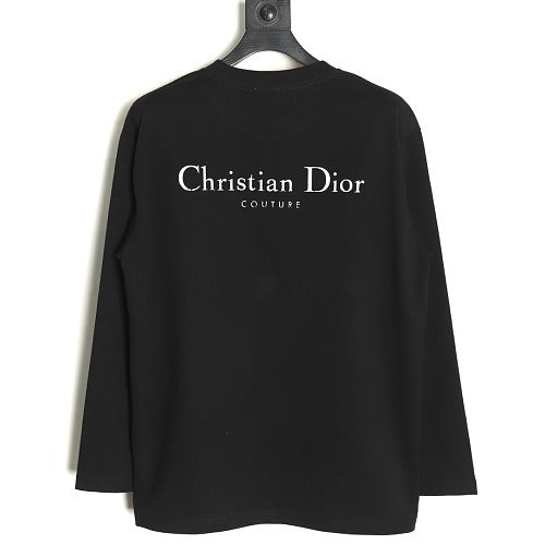 Dior Christian Dior Couture logo long-sleeve T-shirt black back