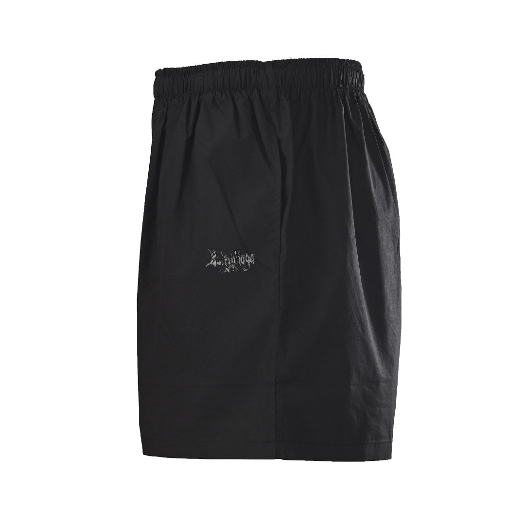 Balenciaga Logo Long-Sleeve Top - Black - back view