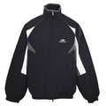 Balenciaga Logo Long-Sleeve Top - Black - front view