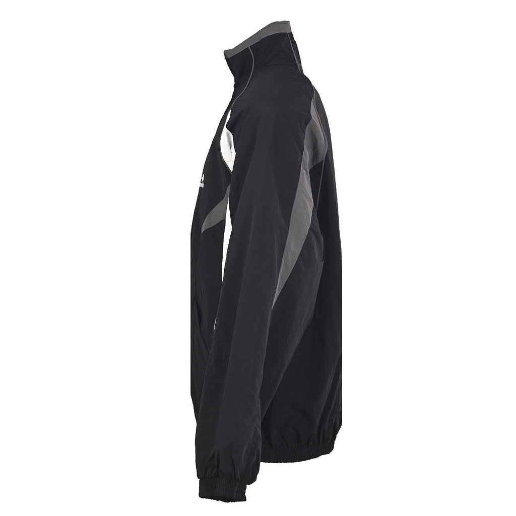 Balenciaga Logo Long-Sleeve Top - Black - back view
