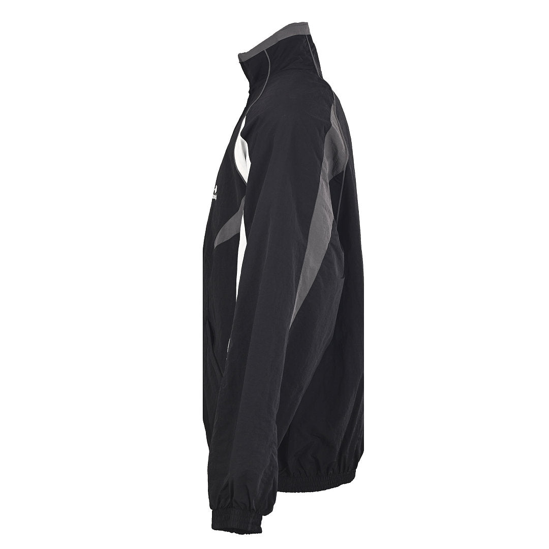 Balenciaga Logo Long-Sleeve Top - Black - back view