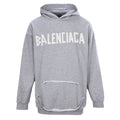 Balenciaga Logo Long-Sleeve Top - Black - front view