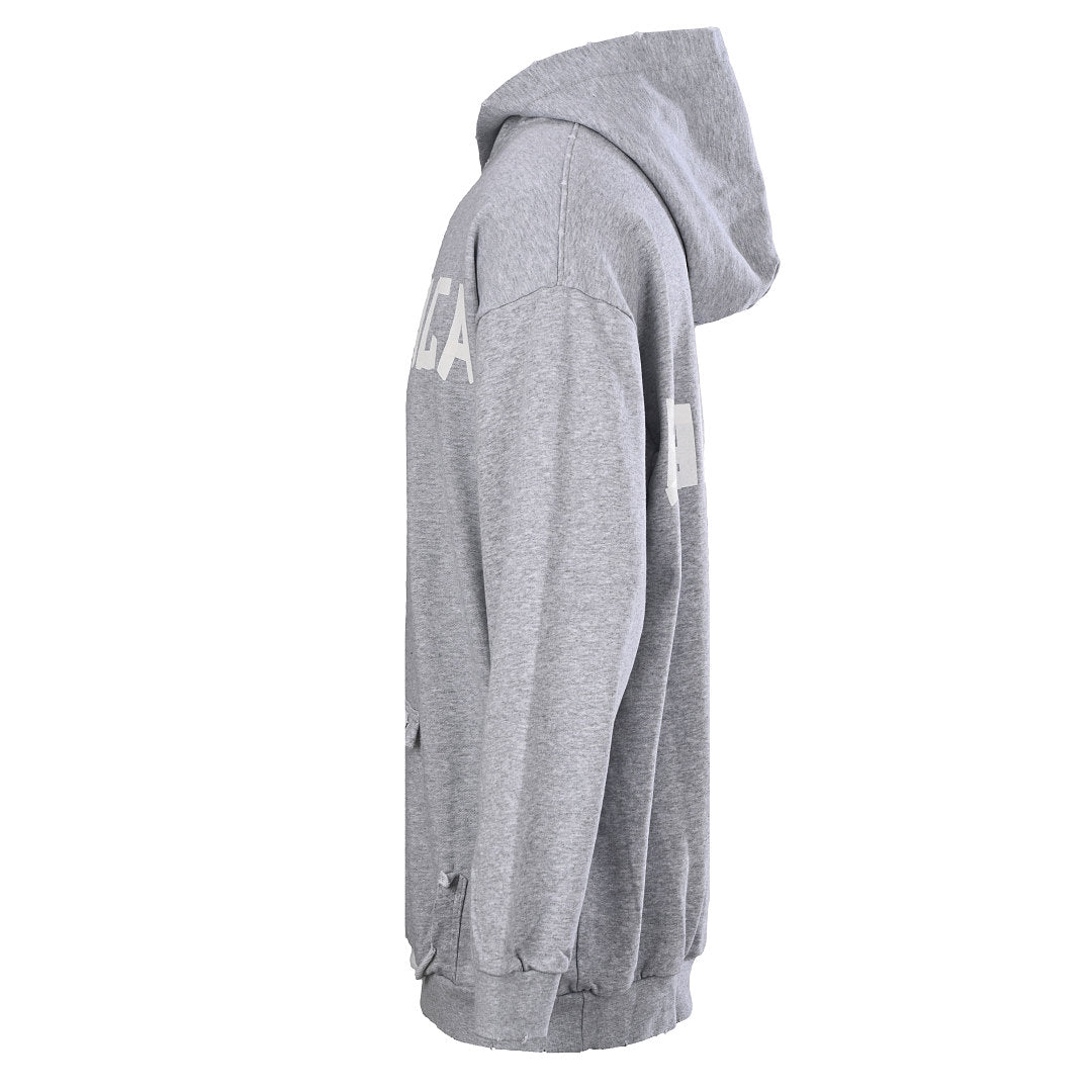 Balenciaga Logo Long-Sleeve Top - Black - back view