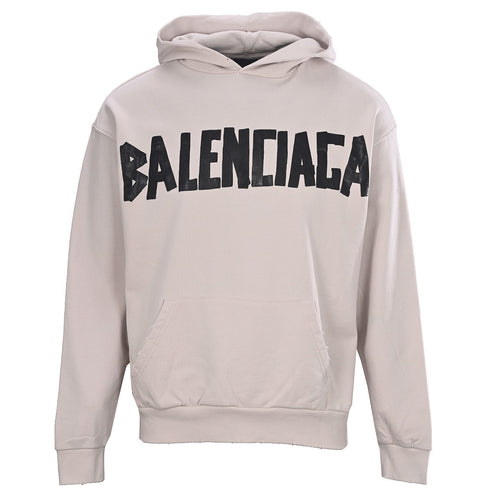 Balenciaga Logo Long-Sleeve Top - Black - front view