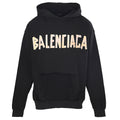 Balenciaga Logo Long-Sleeve Top - Black - back view