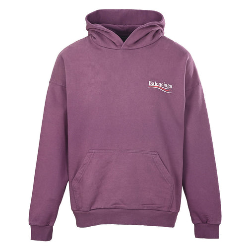 Balenciaga Logo Long-Sleeve Top - Black - front view
