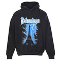 Balenciaga Logo Long-Sleeve Top - Black - front view