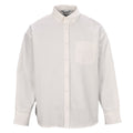 Balenciaga Logo Long-Sleeve Top - Black - front view