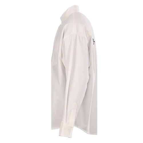 Balenciaga Logo Long-Sleeve Top - Black - back view