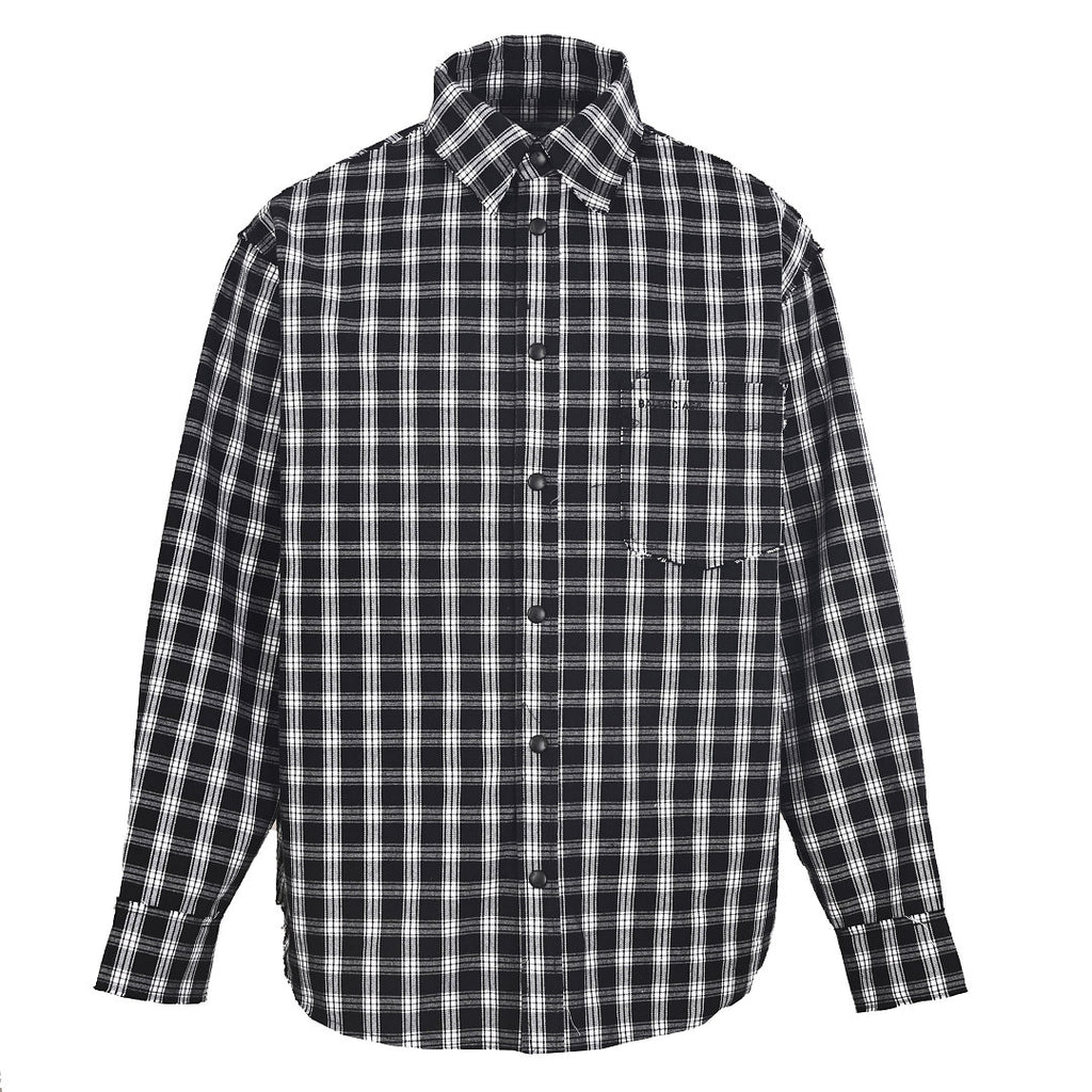 Balenciaga Logo Long-Sleeve Top - Black - front view