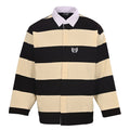 Balenciaga Logo Long-Sleeve Top - Black - front view