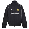 Balenciaga Logo Long-Sleeve Top - Black - front view