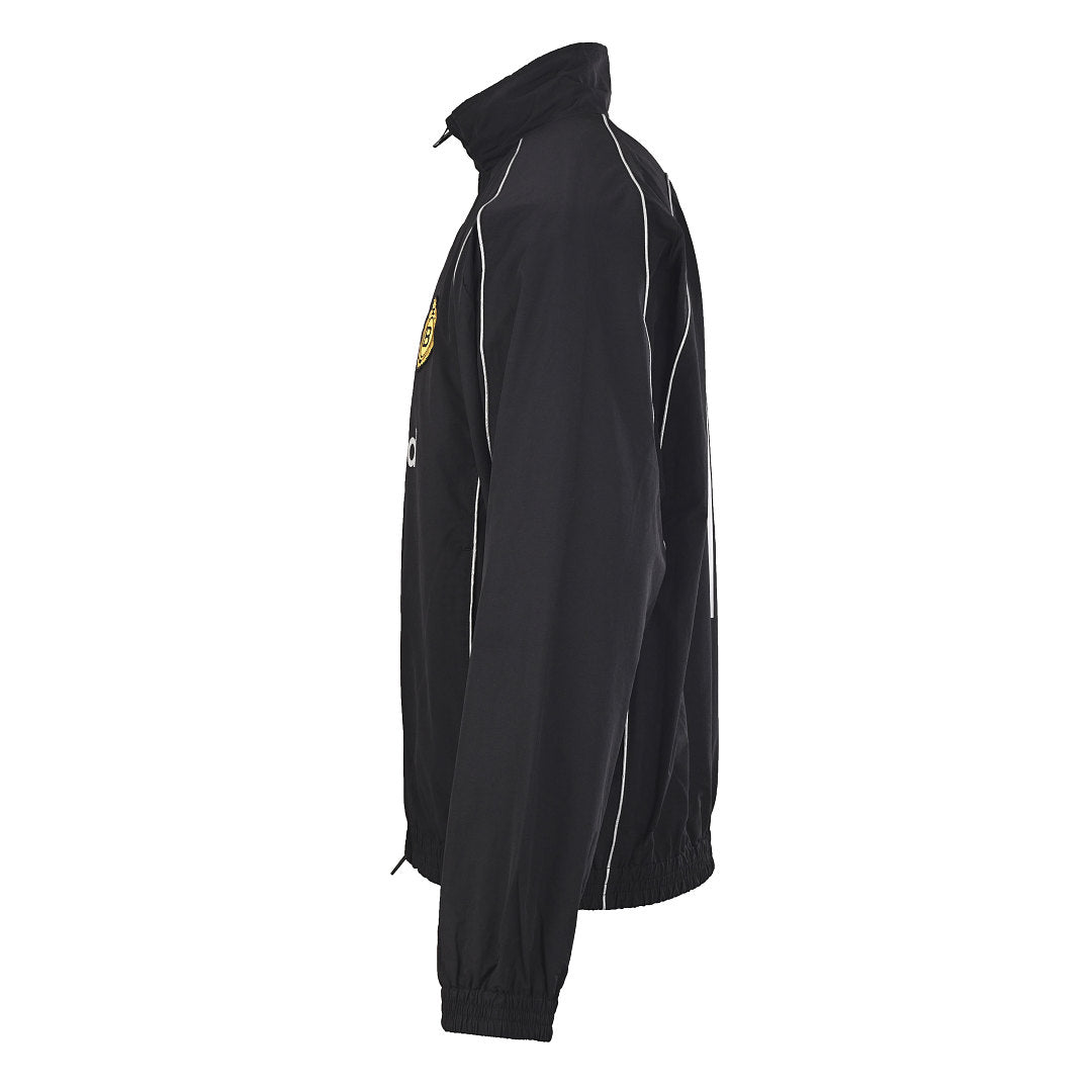 Balenciaga Logo Long-Sleeve Top - Black - back view