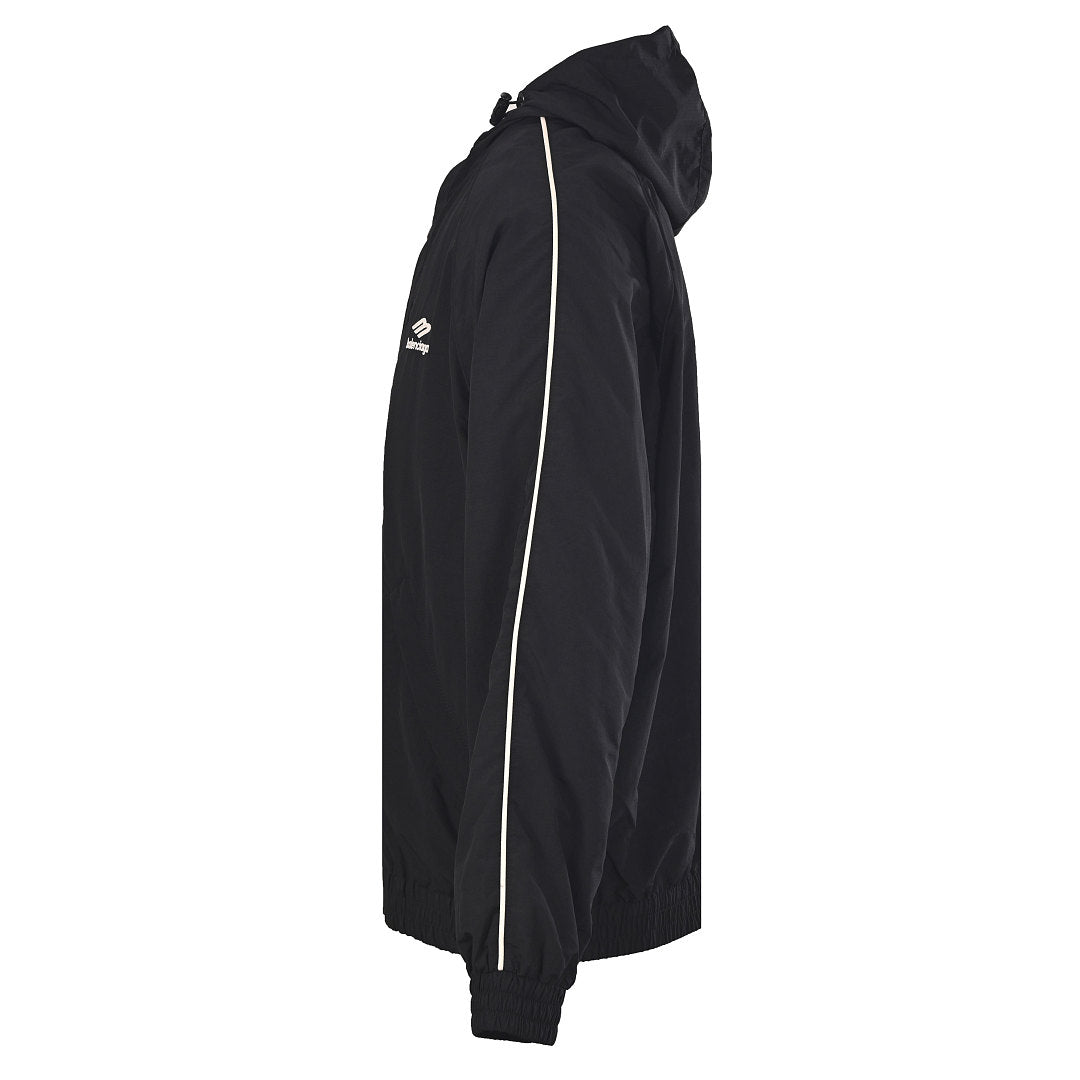 Balenciaga Logo Long-Sleeve Top - Black - back view