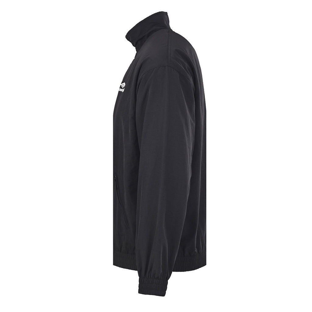 Balenciaga Logo Long-Sleeve Top - Black - back view