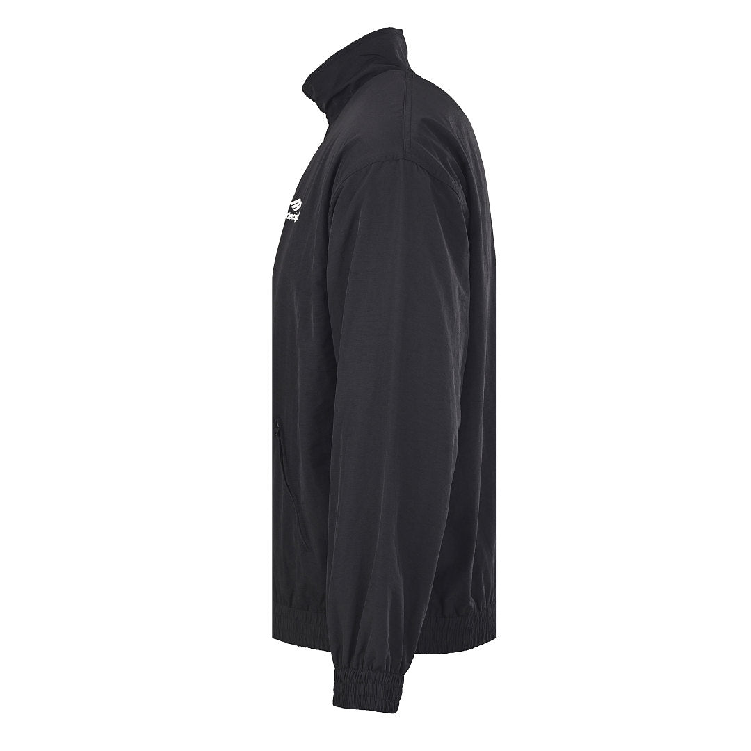 Balenciaga Logo Long-Sleeve Top - Black - back view