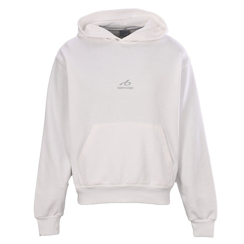 Balenciaga Logo Long-Sleeve Top - Black - front view