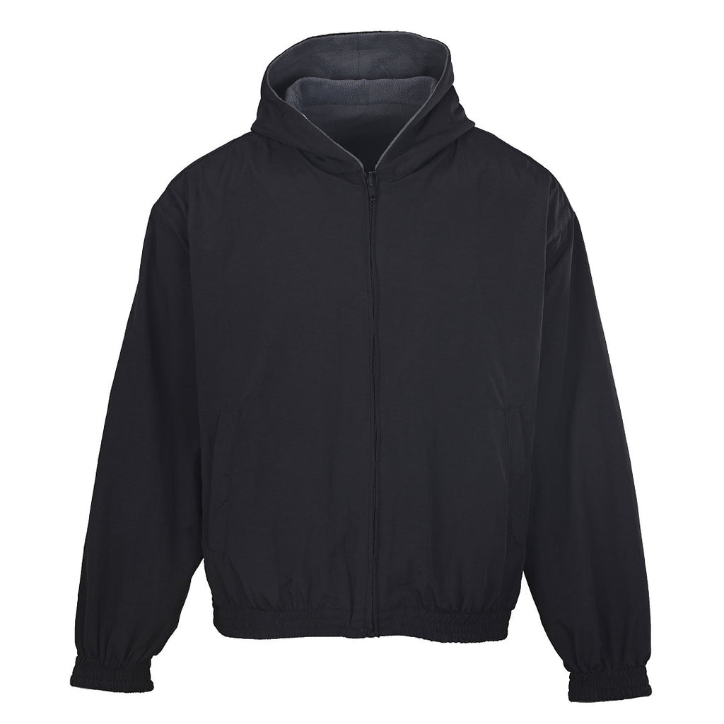 Balenciaga Logo Long-Sleeve Top - Black - front view