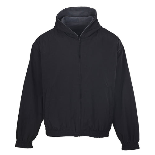 Balenciaga Logo Long-Sleeve Top - Black - front view