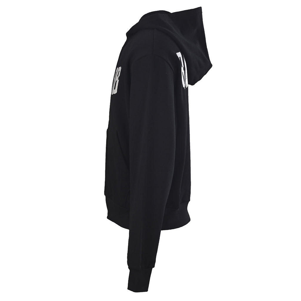 Balenciaga Logo Long-Sleeve Top - Black - back view