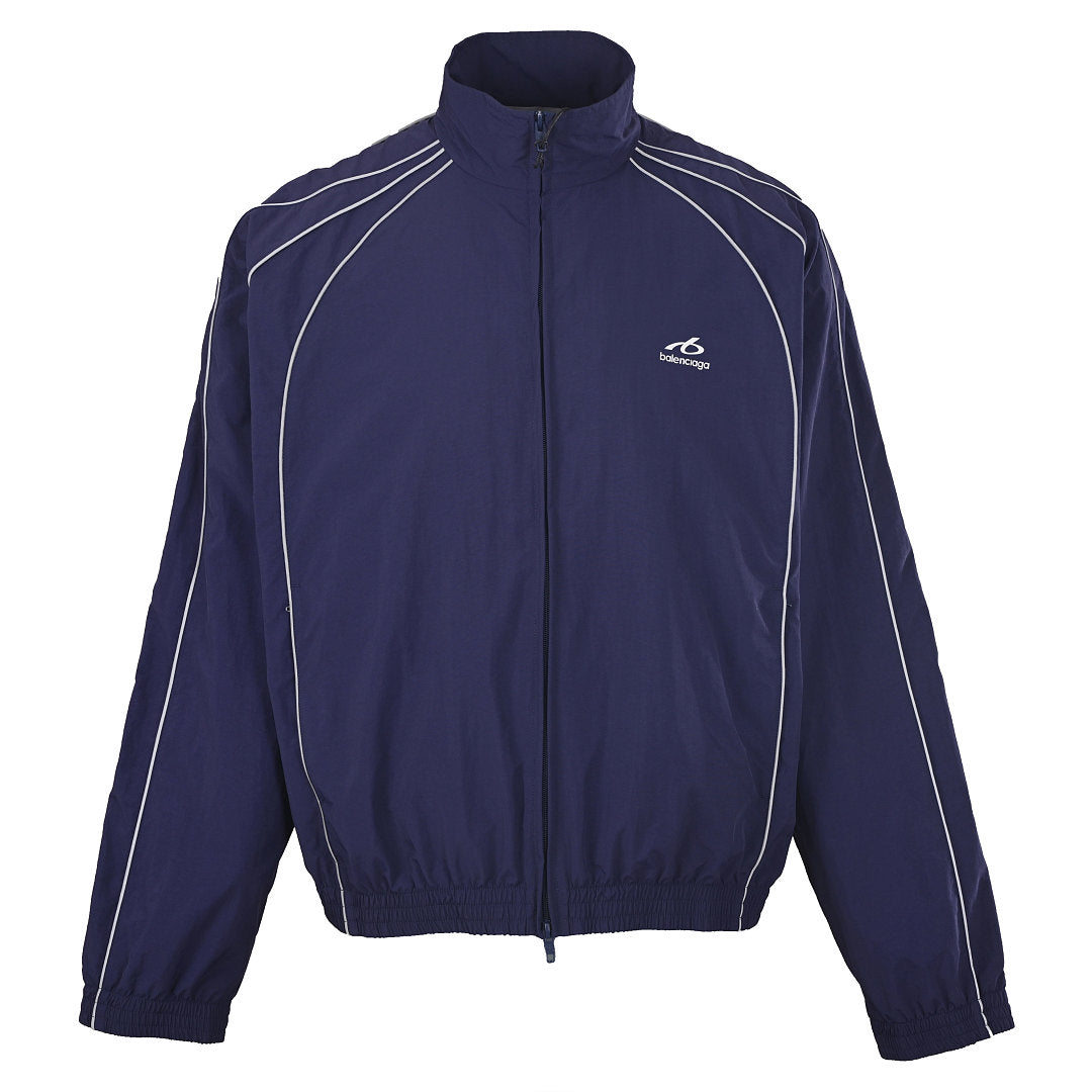 Balenciaga Logo Jacket - Black - front view