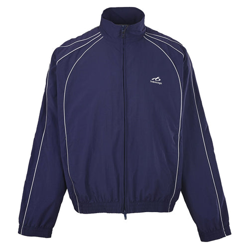 Balenciaga Logo Jacket - Black - front view
