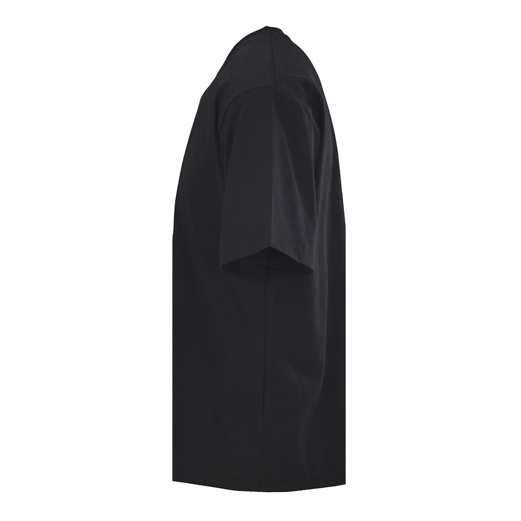 Balenciaga Logo Long-Sleeve Top - Black - back view