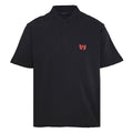Balenciaga Logo Polo Shirt - Black - front view