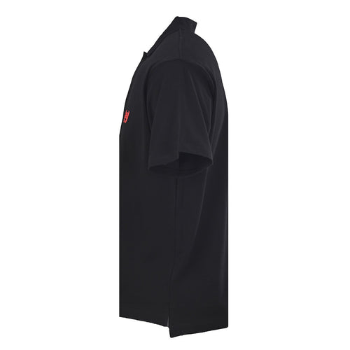 Balenciaga Logo Polo Shirt - Black - back view