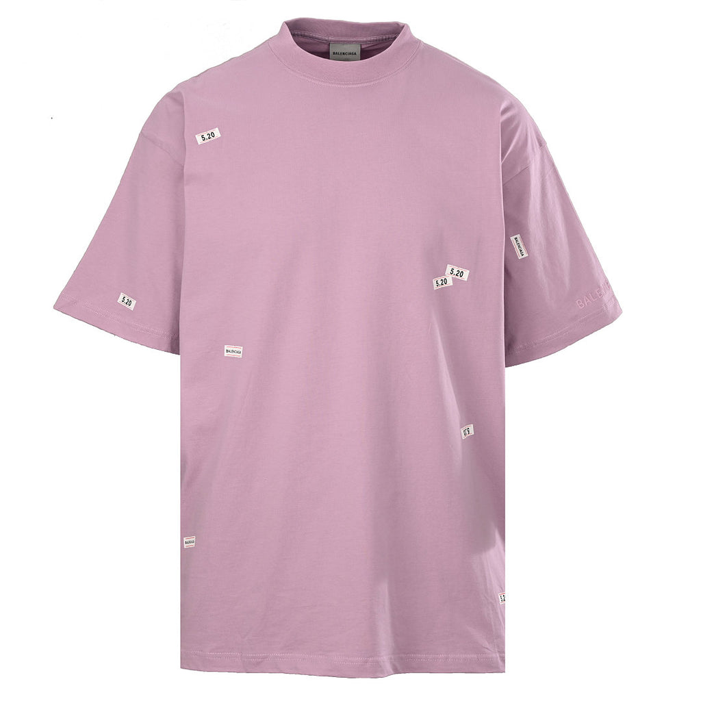 Balenciaga Logo Long-Sleeve Top - Black - front view