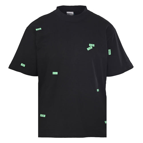 Balenciaga Logo Long-Sleeve Top - Black - front view