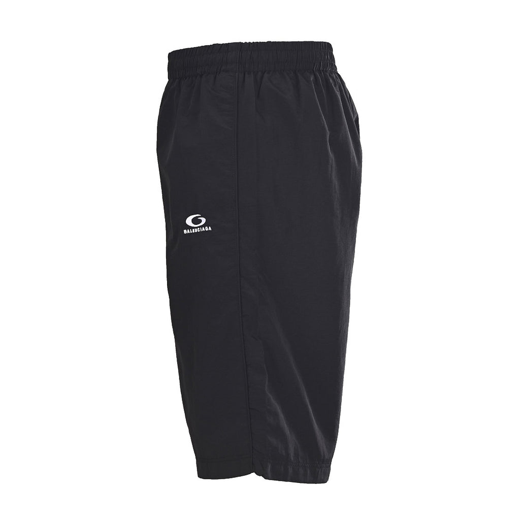 Balenciaga Sport Nylon Shorts - Black - back view