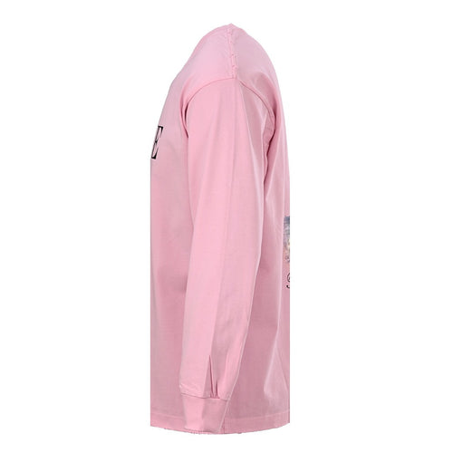 Balenciaga x Vogue Logo Long-Sleeve Top - Pink - back view