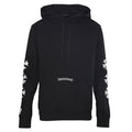 Chrome Hearts Silver Cross Pullover Hoodie - Black - front view