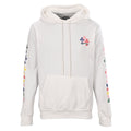 Chrome Hearts Multicolor Cross Pullover Hoodie - White - front view